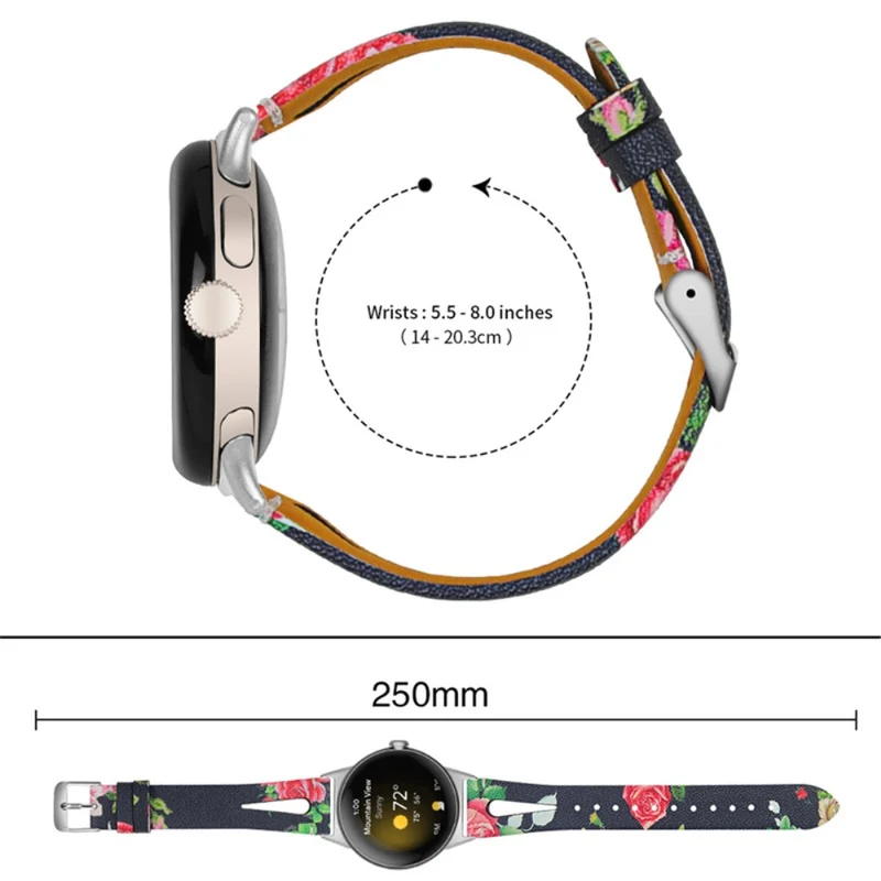 Mega elegant Google Pixel Watch Echtes Leder armband