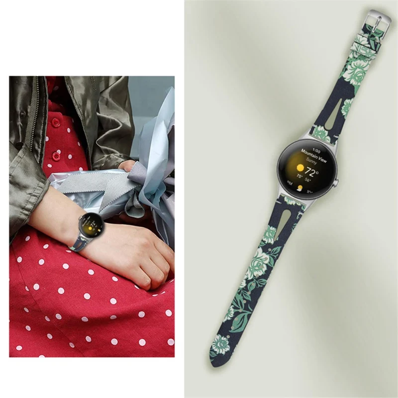 Mega elegant Google Pixel Watch Echtes Leder armband