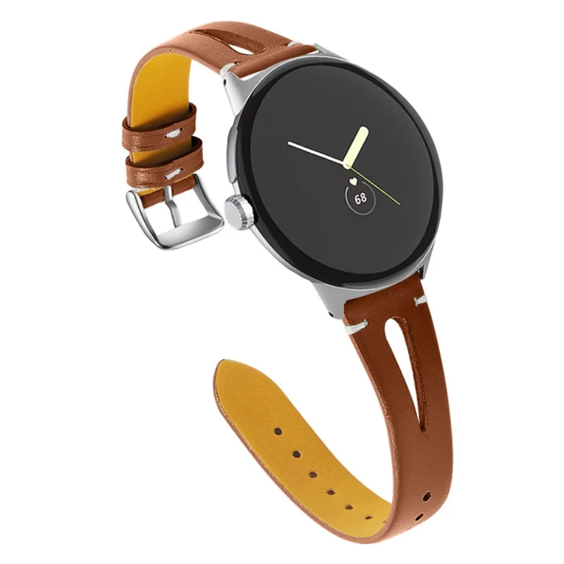 Absolut ordentlich Google Pixel Watch Echtes Leder armband