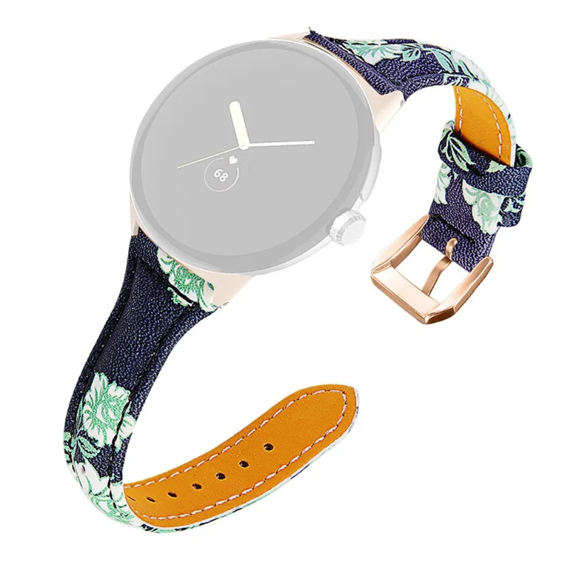 Stark Google Pixel Watch Echtes Leder armband