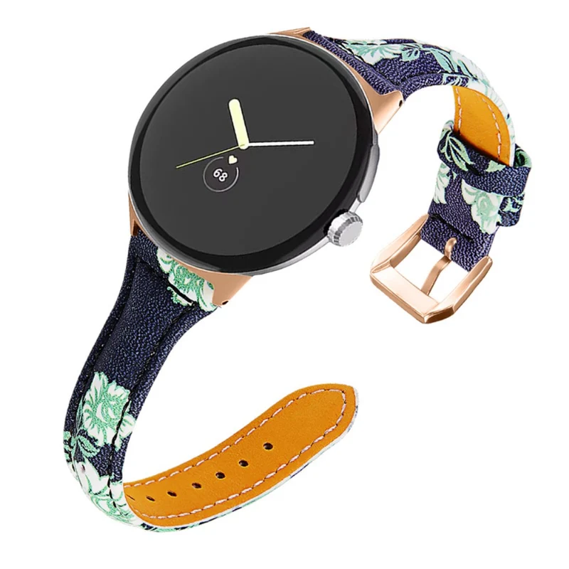 Stark Google Pixel Watch Echtes Leder armband