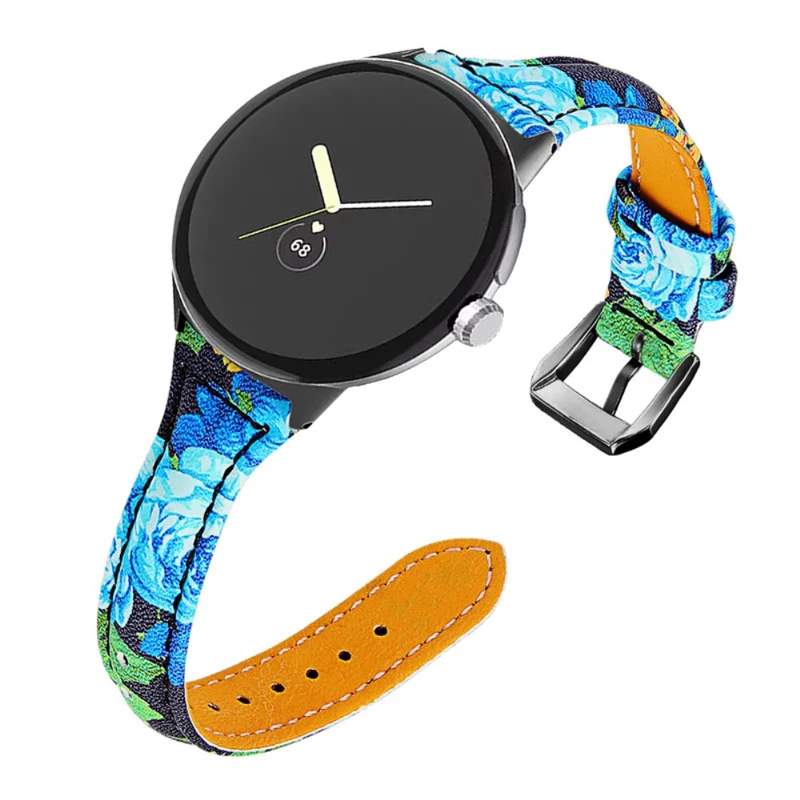 Großartig Google Pixel Watch Echtes Leder armband
