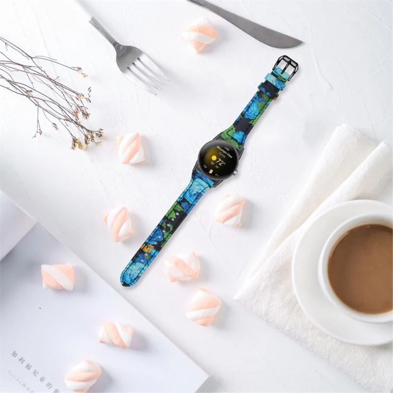 Großartig Google Pixel Watch Echtes Leder armband