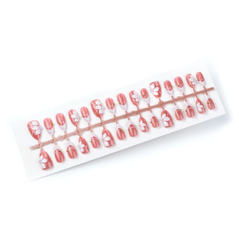 Dekoratives Handgemachtes Press-On Nagelkunstset