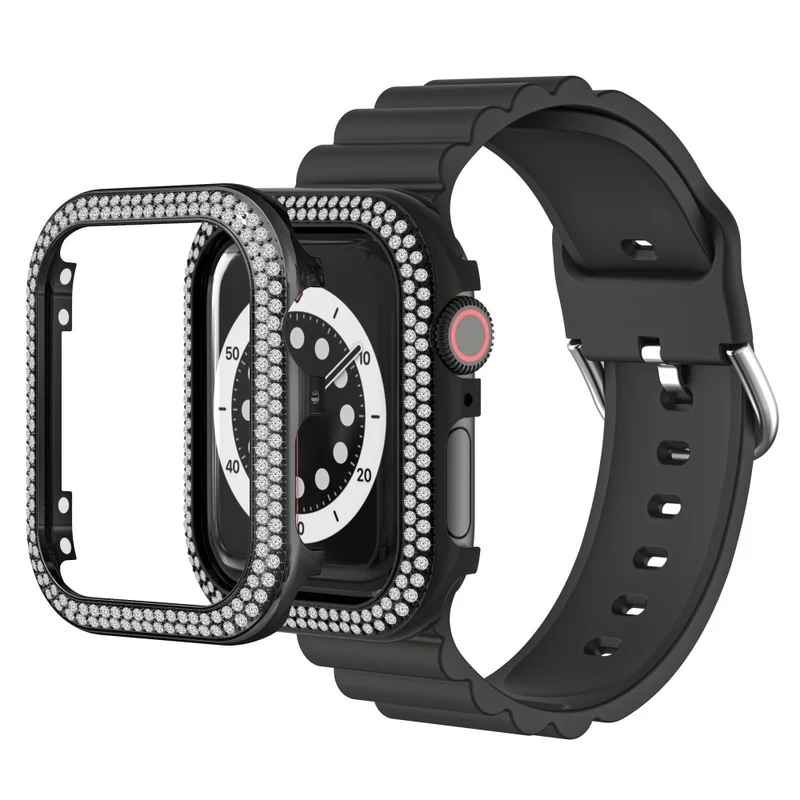 Apple Smartwatch Metall und Strass Universell Bumper