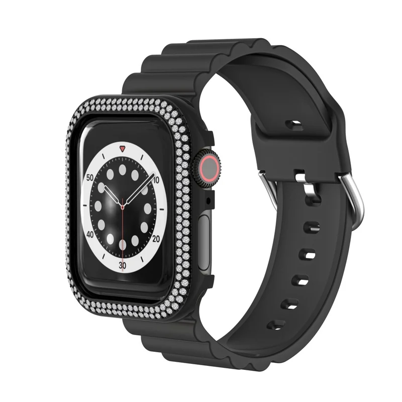Apple Smartwatch Metall und Strass Universell Bumper