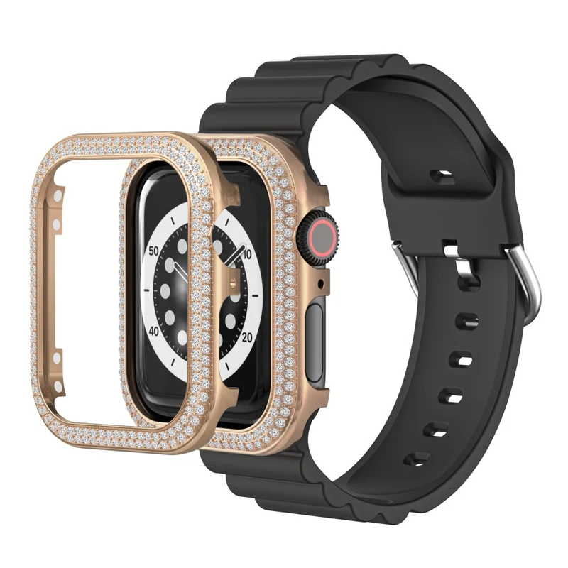 Apple Smartwatch Metall und Strass Universell Bumper