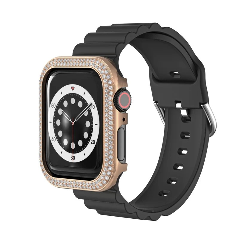 Apple Smartwatch Metall und Strass Universell Bumper