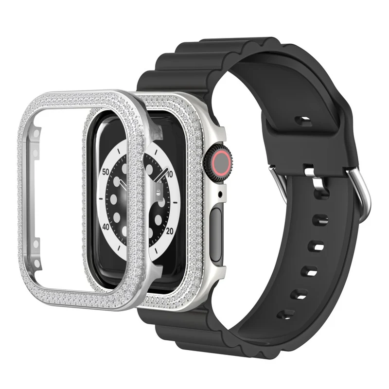 Apple Smartwatch Metall und Strass Universell Bumper