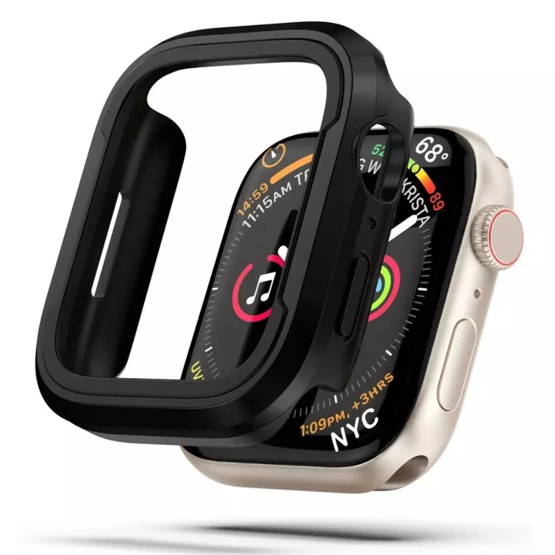 Apple Watch Series 7 41mm Metall und Silikon / TPU Bumper