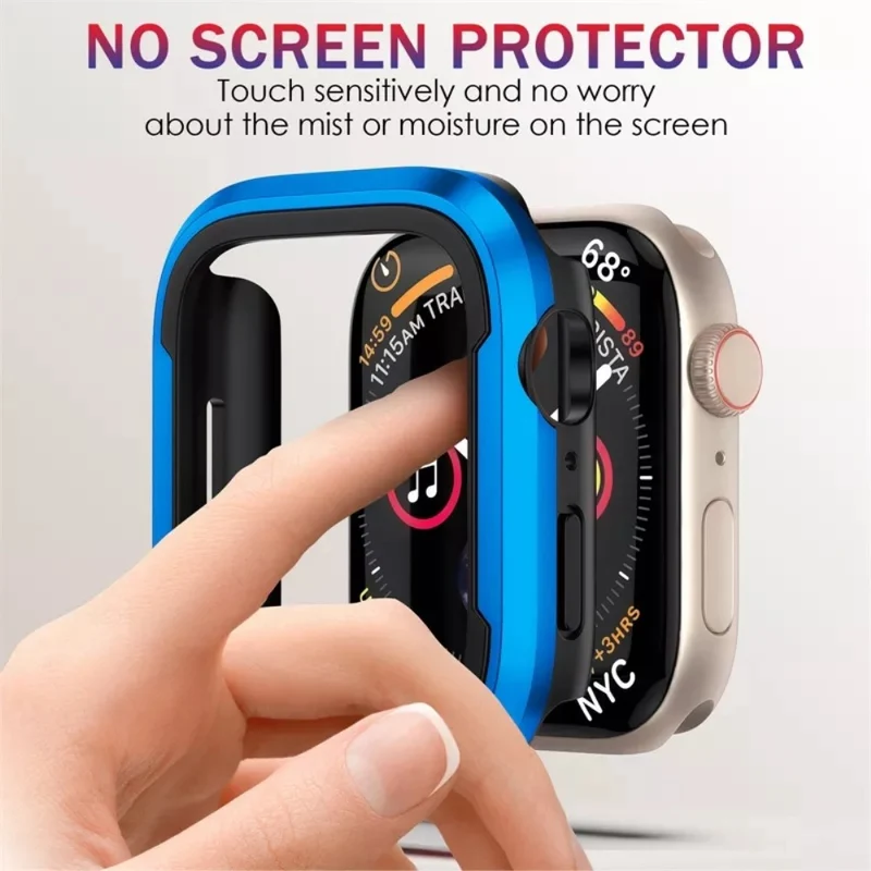 Apple Watch Series 7 41mm Metall und Silikon / TPU Bumper