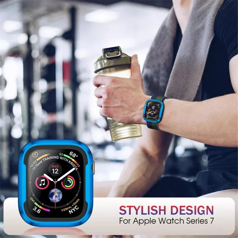 Apple Watch Series 7 41mm Metall und Silikon / TPU Bumper