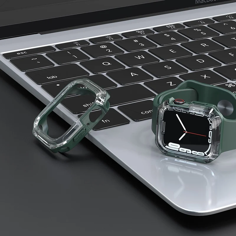 Apple Smartwatch Transparent Silikon / TPU Universell Bumper