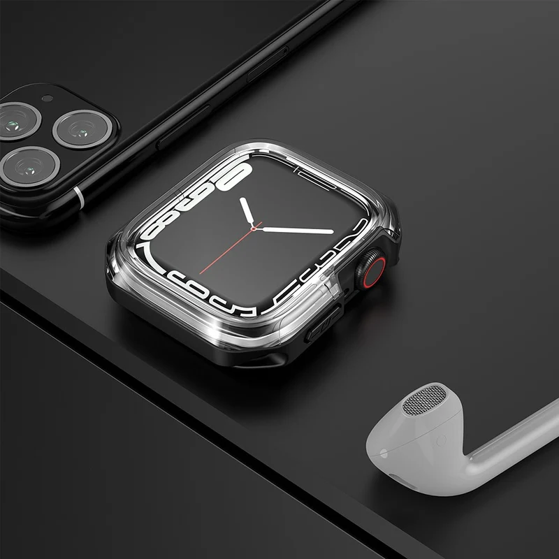 Apple Smartwatch Transparent Silikon / TPU Universell Bumper