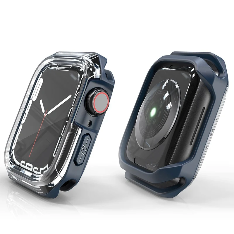 Apple Watch Series 7 45mm Transparent Silikon / TPU Bumper