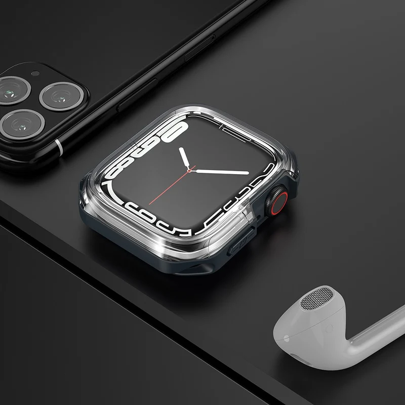 Apple Watch Series 7 45mm Transparent Silikon / TPU Bumper