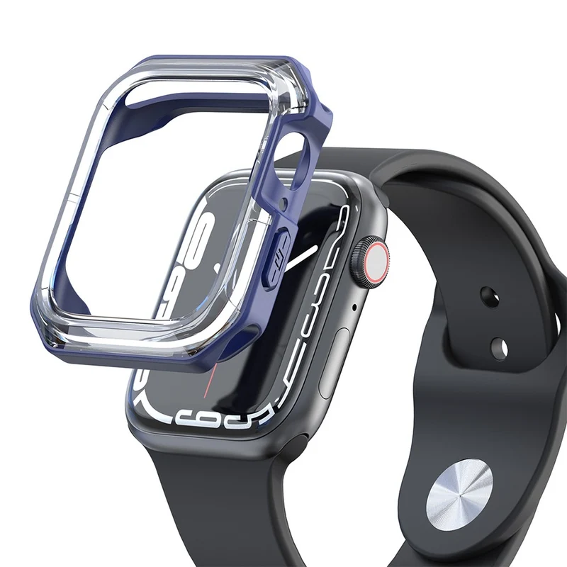 Apple Watch Series 7 45mm Transparent Silikon / TPU Bumper