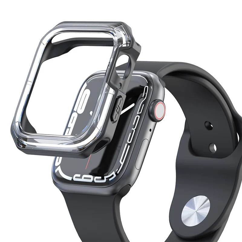 Apple Watch Series 7 45mm Transparent Silikon / TPU Bumper