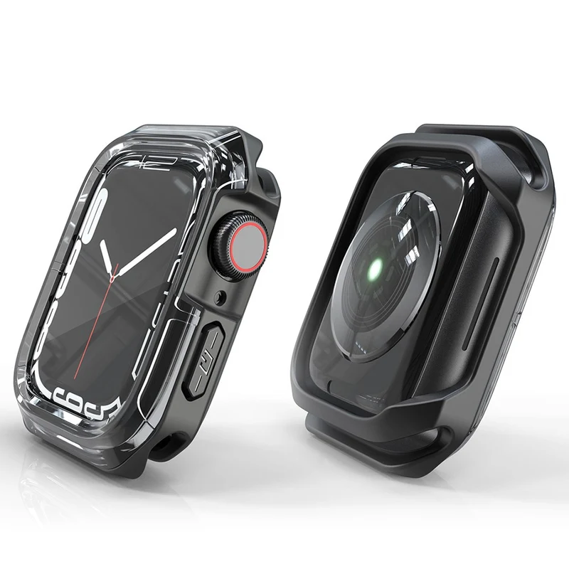 Apple Watch Series 7 45mm Transparent Silikon / TPU Bumper