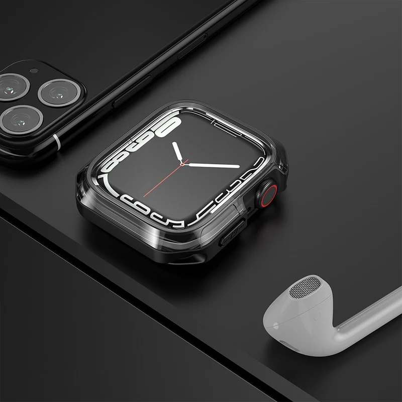 Apple Watch Series 7 45mm Transparent Silikon / TPU Bumper