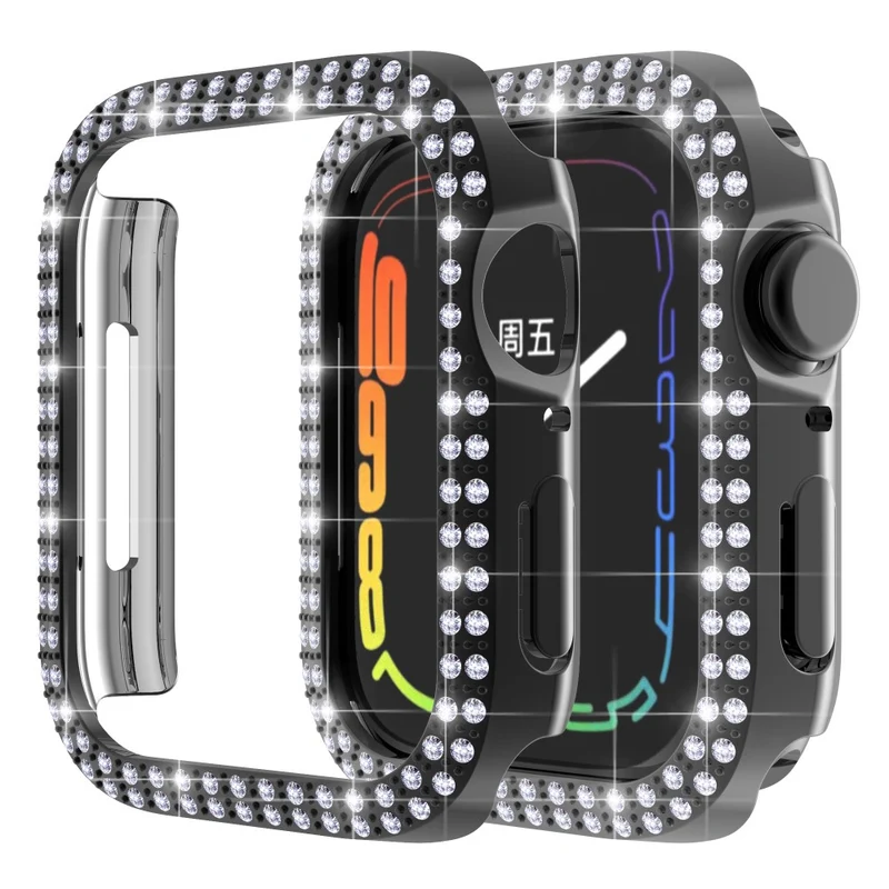 Apple Watch Series 7 45mm Plastik und Strass Bumper