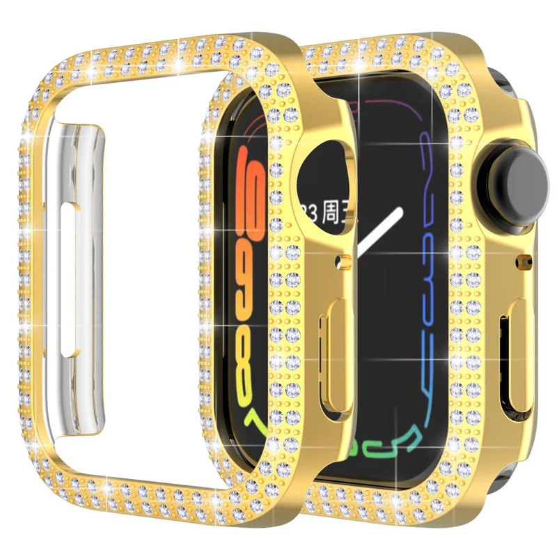 Apple Watch Series 7 45mm Plastik und Strass Bumper