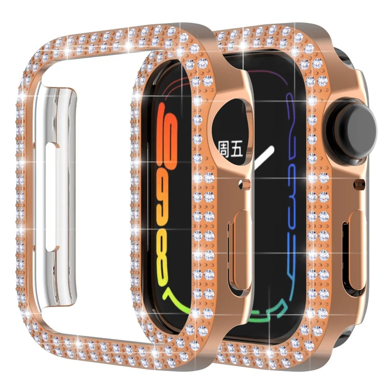 Apple Watch Series 7 45mm Plastik und Strass Bumper