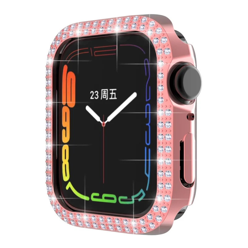 Apple Watch Series 7 45mm Plastik und Strass Bumper