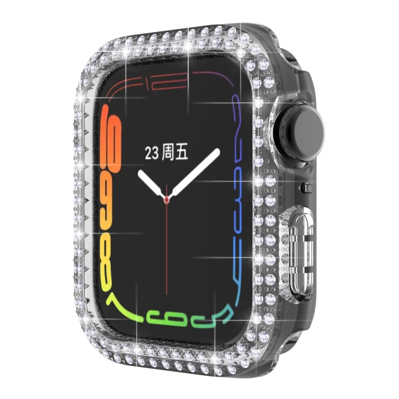 Apple Watch Series 7 45mm Plastik und Strass Bumper