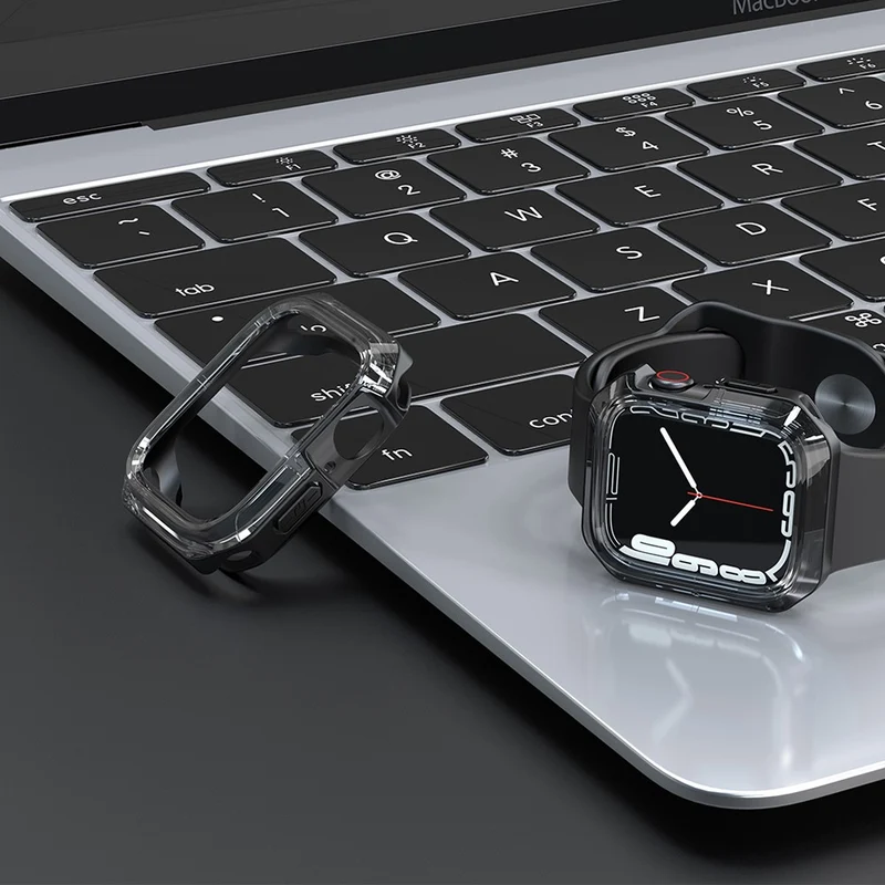 Apple Watch Series 7 41mm Transparent Silikon / TPU Bumper