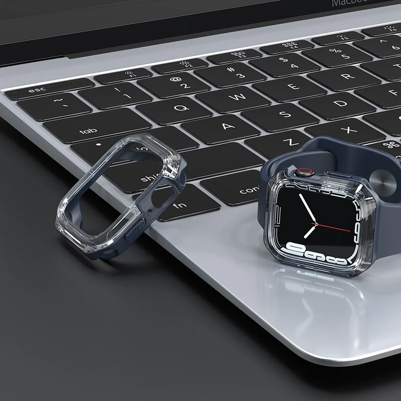 Apple Watch Series 7 41mm Transparent Silikon / TPU Bumper