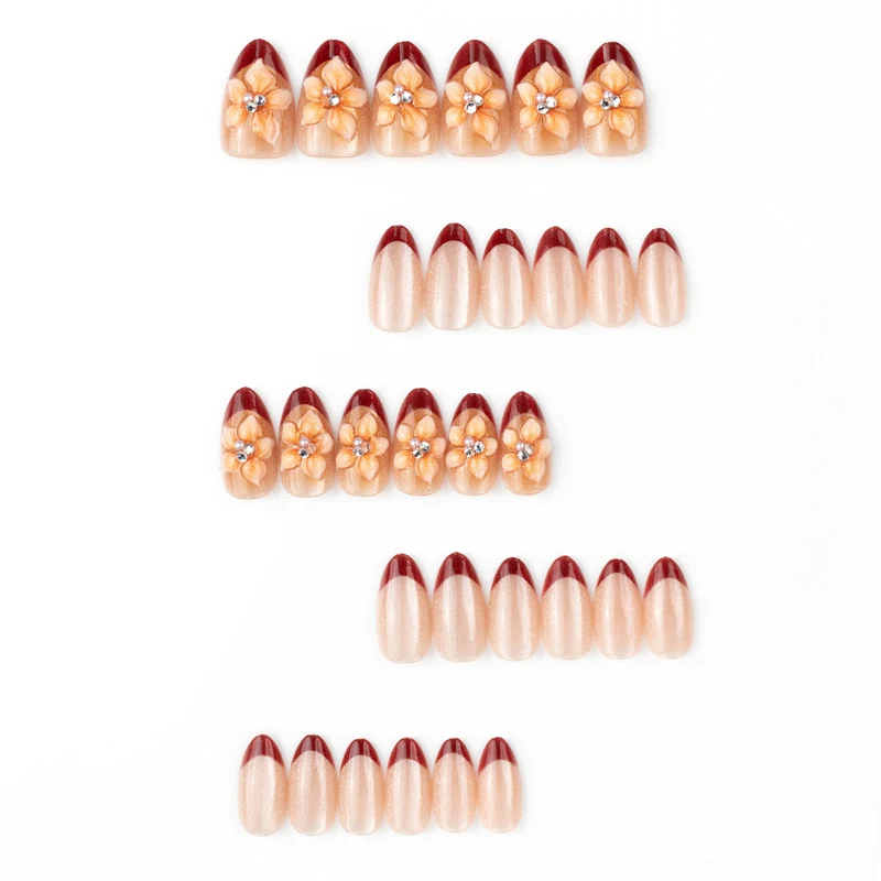 Dekoratives Florales Press-On Nagelset 1790738730