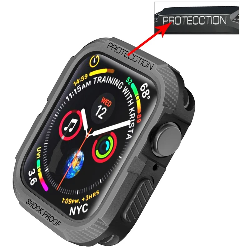 Apple Watch Series 7 45mm Silikon / TPU Bumper