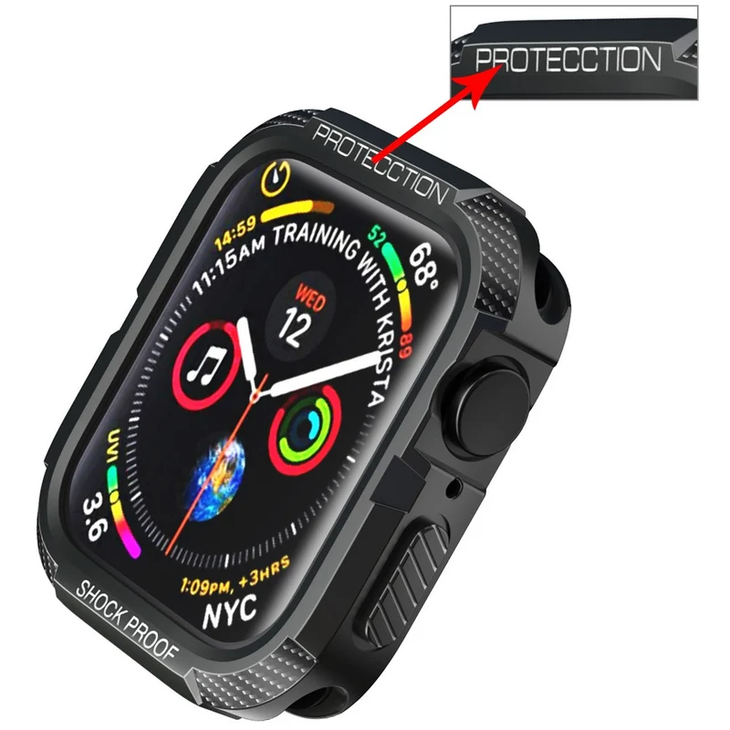 Apple Watch Series 7 45mm Silikon / TPU Bumper