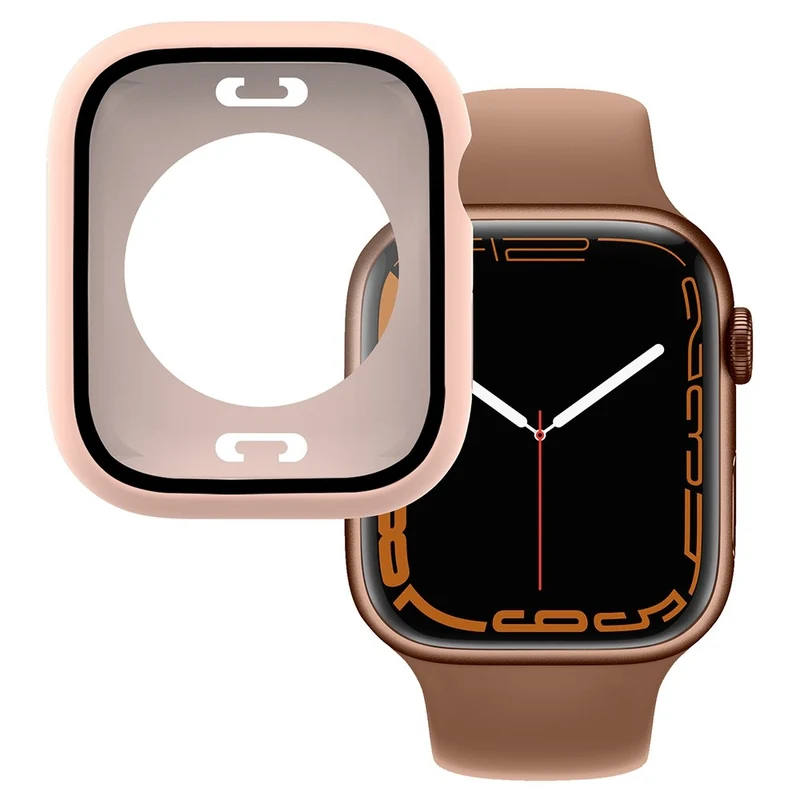 Apple Watch Series 7 41mm Elegant Plastik und Glas Bumper