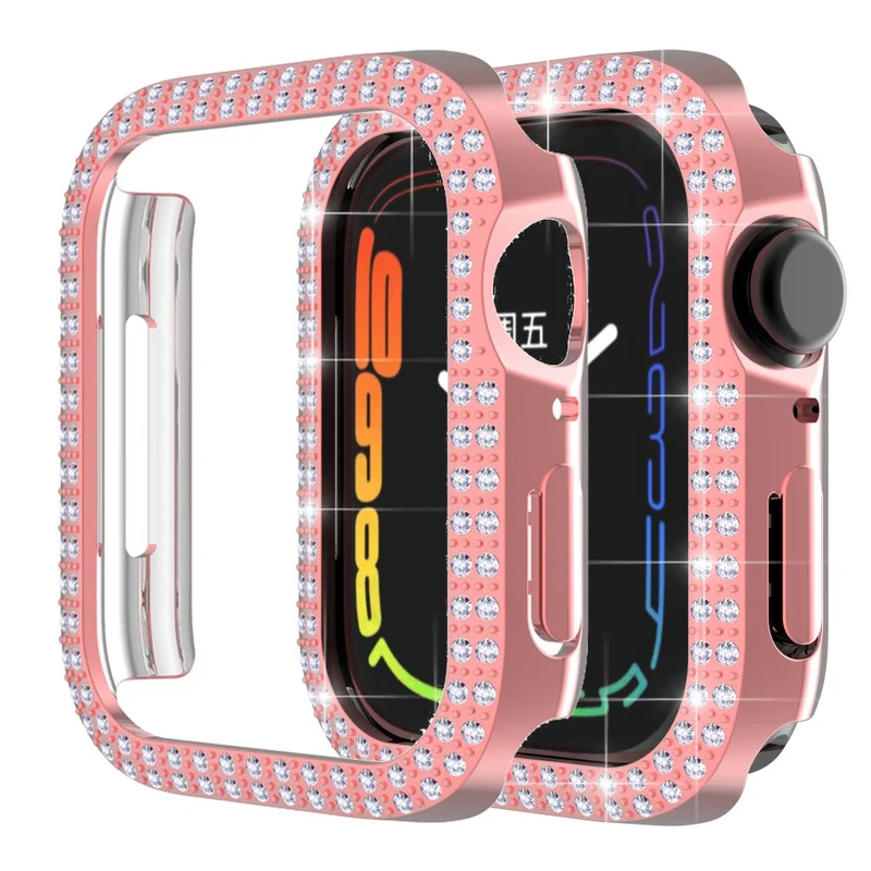 Apple Watch Series 7 41mm Plastik und Strass Bumper
