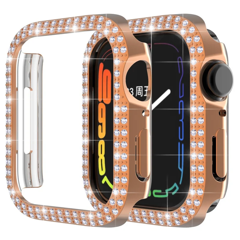 Apple Watch Series 7 41mm Plastik und Strass Bumper