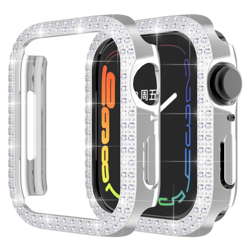 Apple Watch Series 7 41mm Plastik und Strass Bumper