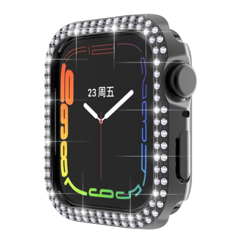 Apple Watch Series 7 41mm Plastik und Strass Bumper