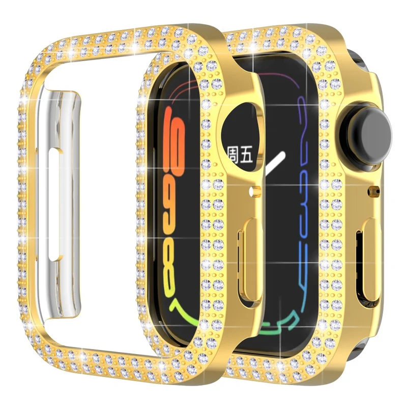Apple Watch Series 7 41mm Plastik und Strass Bumper
