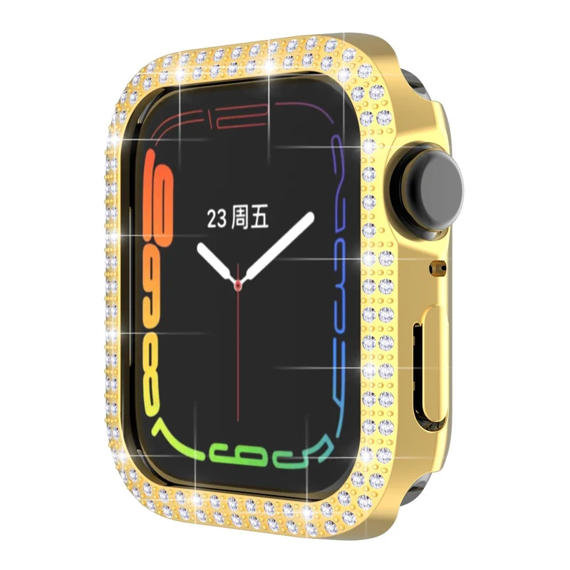 Apple Watch Series 7 41mm Plastik und Strass Bumper