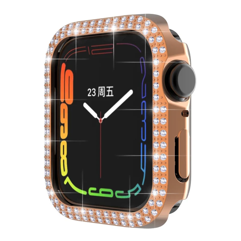Apple Watch Series 7 41mm Plastik und Strass Bumper