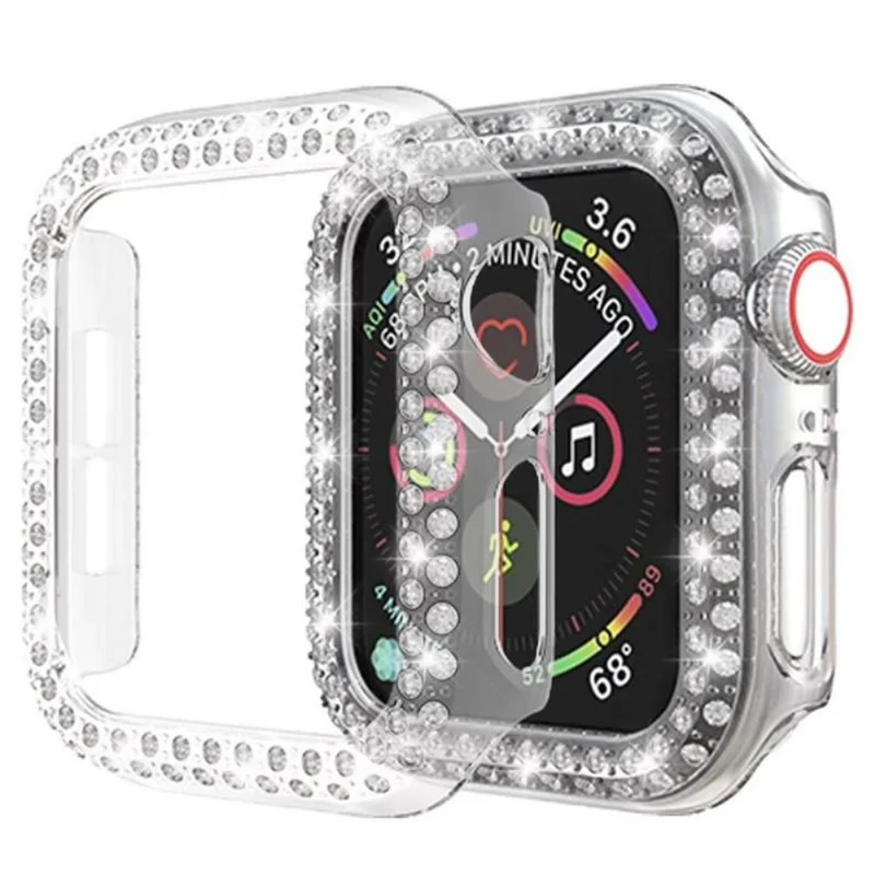 Apple Watch Series 7 41mm Plastik und Strass Bumper