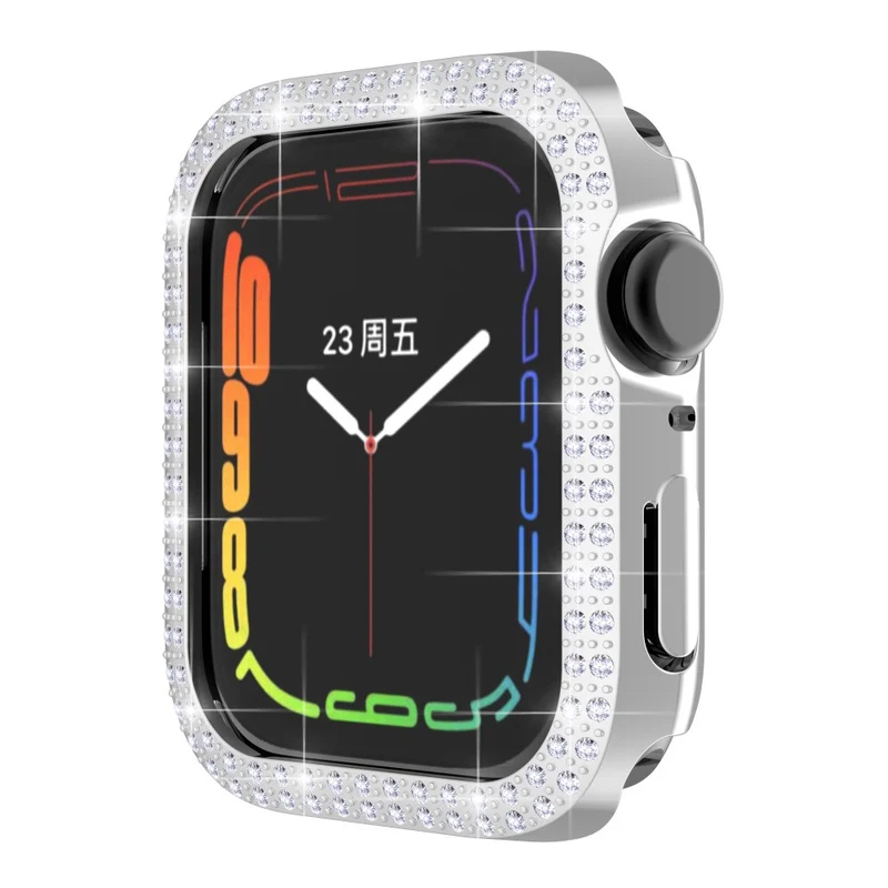 Apple Watch Series 7 41mm Plastik und Strass Bumper