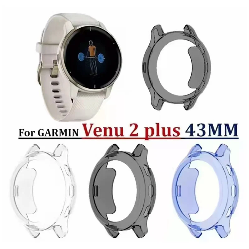 Garmin Venu 2 Plus Transparent Silikon / TPU Bumper
