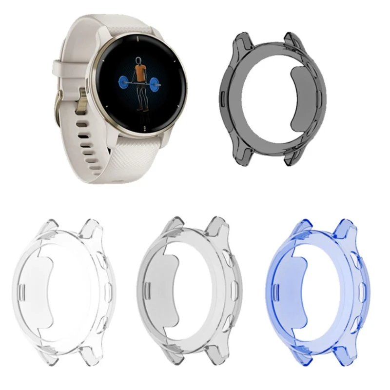 Garmin Venu 2 Plus Transparent Silikon / TPU Bumper