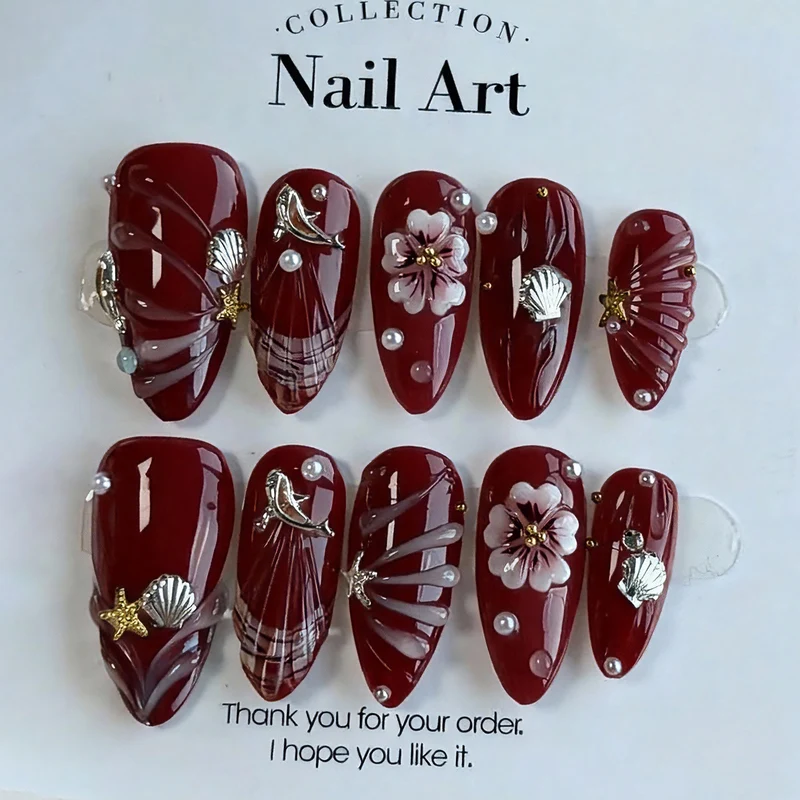 Dekorative Nagelkunst