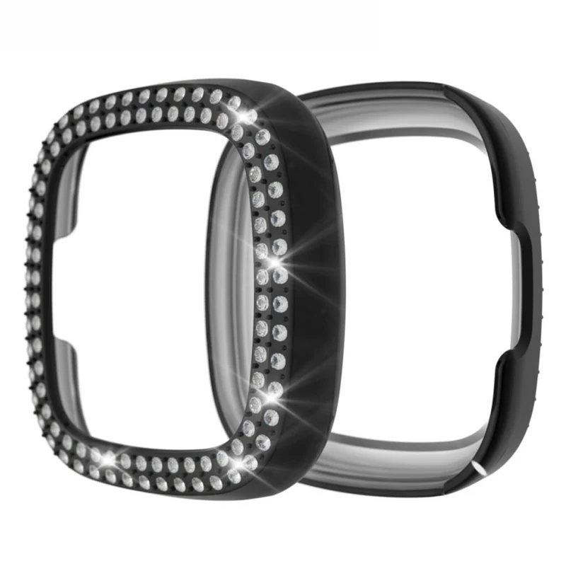 Fitbit Versa 3 / Fitbit Sense 1 Strass und Silikon / TPU Universell Bumper