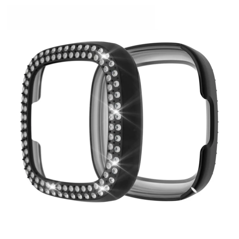 Fitbit Versa 3 / Fitbit Sense 1 Strass und Silikon / TPU Universell Bumper