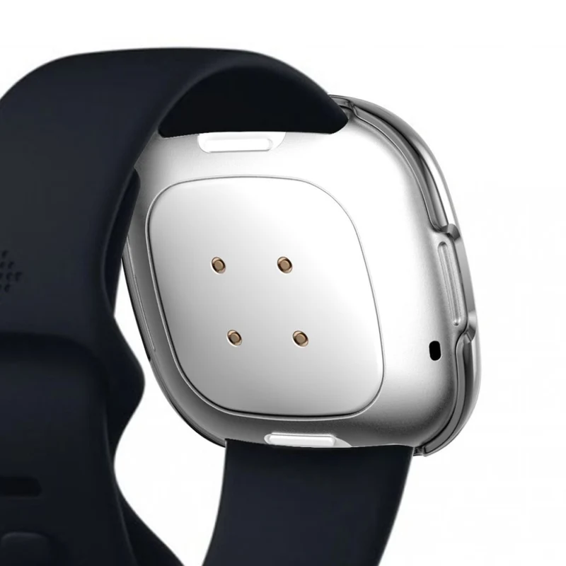 Fitbit Versa 3 / Fitbit Sense 1 Strass und Silikon / TPU Universell Bumper